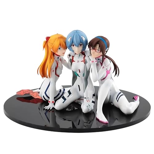 Anime Figur 3PCS Set - Asuka Langley Soryu PVC Action Figuren Ayanami Rei Figurine Desktop Decor Statue Anime Figur 3PCS Set - Asuka Langley Soryu PVC Action Figuren Ayanami Rei Figurine Desktop Decor Statue von Diohauxi