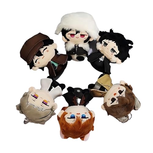Dazai Osamu Anhänger Figur -Nakahara Chuuya Ausgestopfte Figuren - 12cm weiche Figur Schlüssel niedlich Dekoration von Diohauxi