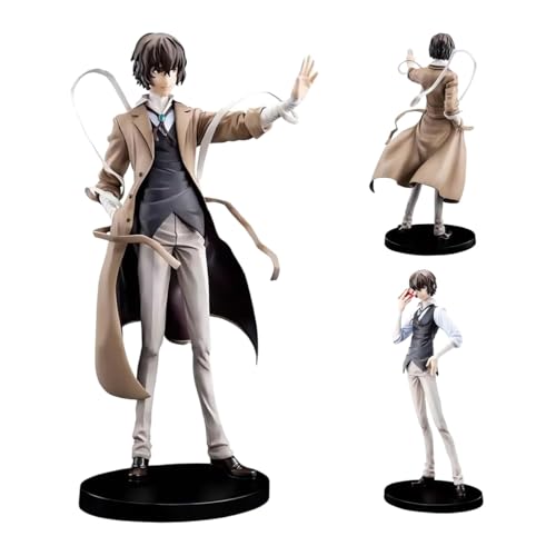 Dazai Osamu Anime Figur 26CM mit abnehmbarem Mantel & austauschbaren Armen PVC Modell Desktop Dekoration Dazai Osamu Anime Figur 26CM mit abnehmbarem Mantel & austauschbaren Armen PVC Modell Desktop Dekoration von Diohauxi