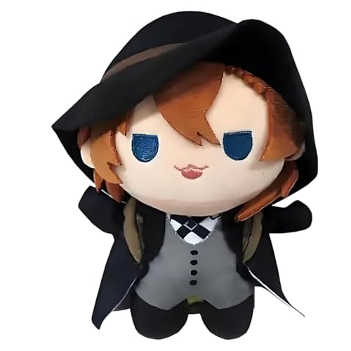 Dazai Osamu Figurenkissen Dazai Osamu Anime Figur Sammlerstück Weiches Modell für Schreibtisch 20 cm von Diohauxi
