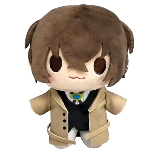 Dazai Osamu Figurenkissen Dazai Osamu Anime Figur Sammlerstück Weiches Modell für Schreibtisch 20 cm von Diohauxi
