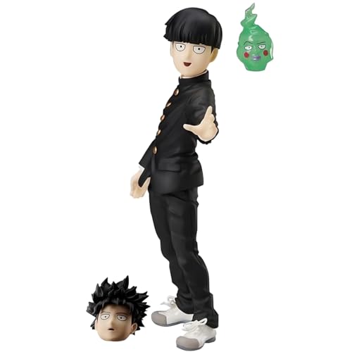 Diohauxi Anime Figuren Kageyama Shigeo Figur Sammlerstatue mit Austauschbaren Köpfen Desktop Decor 16 cm Diohauxi Anime Figuren Kageyama Shigeo Figur Sammlerstatue mit Austauschbaren Köpfen Desktop Decor 16 cm von Diohauxi