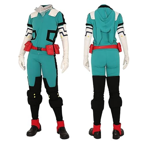 Diohauxi Anime Kostüm Midoriya Izuku Cosplay Homewear Halloween Sweatshirt Rollenspielkostüme mit Perücke Diohauxi Anime Kostüm Midoriya Izuku Cosplay Homewear Halloween Sweatshirt Rollenspielkostüme mit Perücke von Diohauxi
