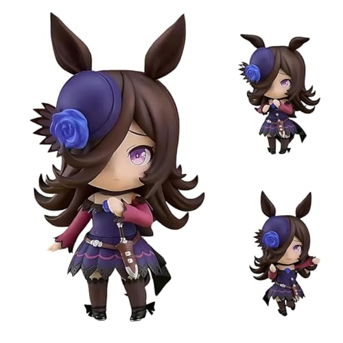Diohauxi Anime Tokai Teio Actionfigur Gold Ship/Rice Shower Figuren Bewegliche Gelenke Modell Desktop Decor von Diohauxi