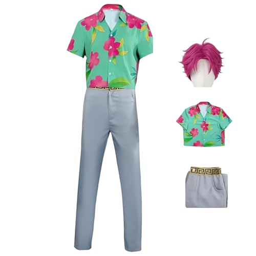 Diohauxi BabySaja Abby Cosplay Kostüm Herren Anime Uniform Set Halloween Bühnenauftritt Outfit von Diohauxi