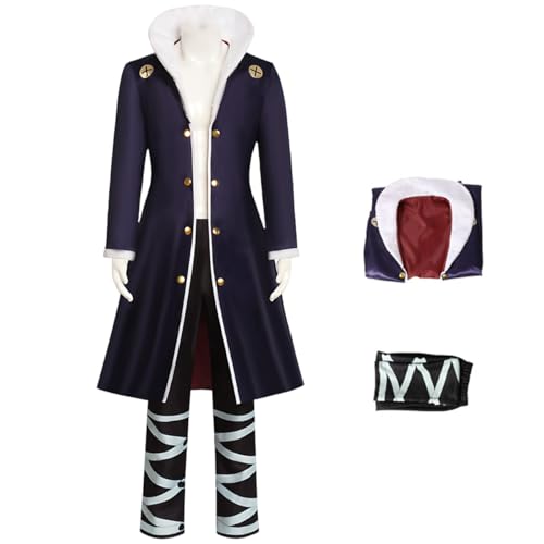 Diohauxi Chrollo Lucilfer Cosplay Kostüm Anime langer Trenchcoat mit Hose Halloween Party Outfit für Männer von Diohauxi