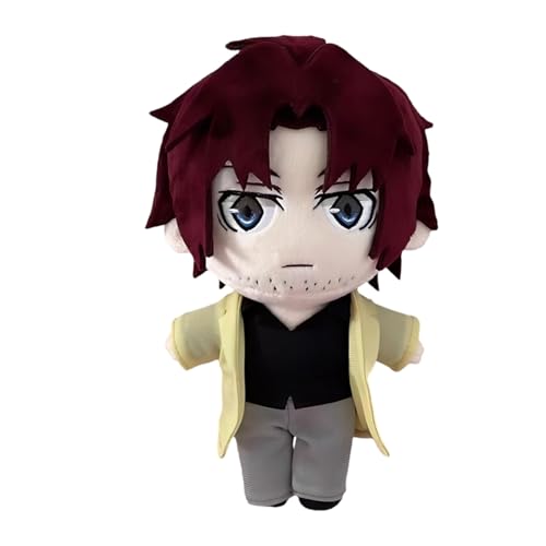 Diohauxi Dazai Osamu Anime Figur -Edgar Allan Poe/Ranpo Edogawa Sammelfiguren Weichgefüllte Figur für Fans, Home Decor Kissen von Diohauxi