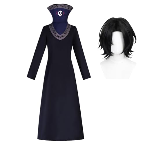 Diohauxi Feitan Potoo Cosplay Kostüm Anime Uniform mit Perücke Halloween Outfit in Schwarz für Männer von Diohauxi