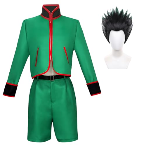 Diohauxi Gon·freecss Cosplay Kostüm Anime Uniform mit Perücke Halloween Party Outfit für Männer von Diohauxi