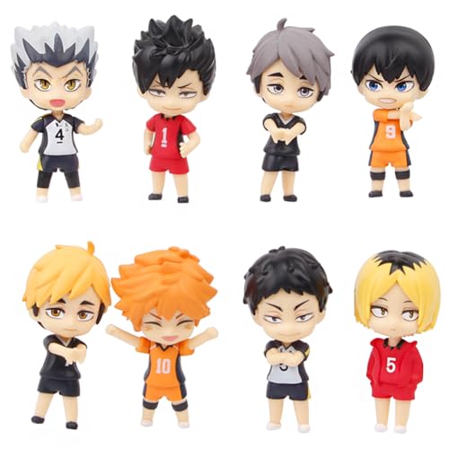 Diohauxi Haikyuu Hinata Shoyo Figuren 8PCS Set, Haikyu!! Anime Figur Tobio Kageyama Anime Figur Statuen Anime Figurine 7.5CM Diohauxi Haikyuu Hinata Shoyo Figuren 8PCS Set, Haikyu!! Anime Figur Tobio Kageyama Anime Figur Statuen Anime Figurine 7.5CM von Diohauxi