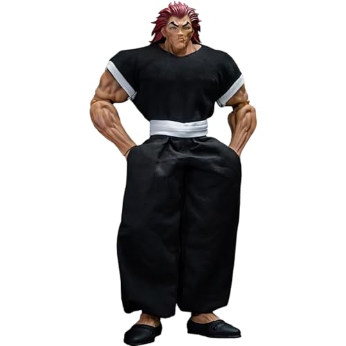 Diohauxi Hanma Yujiro Actionfigur Bewegliche Gelenke Figuren Statue Sammlerstück Desk Decor Modell von Diohauxi