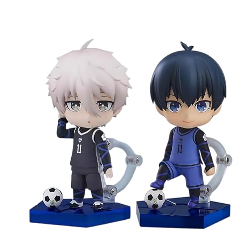 Diohauxi Isagi Yoichi Figur - REO Mikage & Rin Itoshi Bewegliche Gelenke Figurine Modell mit austauschbarem Gesicht Schreibtisch-Ornament Diohauxi Isagi Yoichi Figur - REO Mikage & Rin Itoshi Bewegliche Gelenke Figurine Modell mit austauschbarem Gesicht Schreibtisch-Ornament von Diohauxi