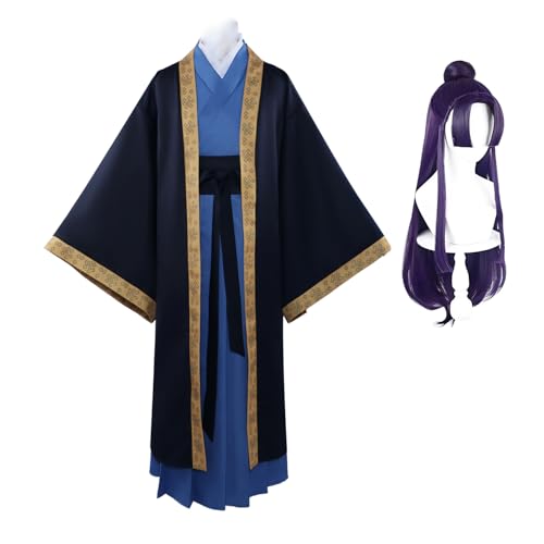 Diohauxi Jinshi Cosplay Kostüm - Ancient Hanfu Set mit Perücke | Anime Role Play Outfit für Halloween von Diohauxi