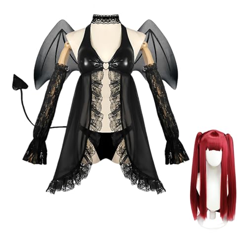 Diohauxi Kitagawa Marin Cosplay Kostüm - Schwarze Röcke Set mit Perücke | Anime Rollenspiel Outfit für Halloween Diohauxi Kitagawa Marin Cosplay Kostüm - Schwarze Röcke Set mit Perücke | Anime Rollenspiel Outfit für Halloween von Diohauxi
