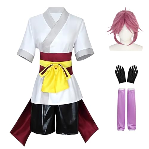 Diohauxi Machini Cosplay Kostüm Anime Uniform Komplettset mit Perücke Halloween Party Outfit für Männer von Diohauxi
