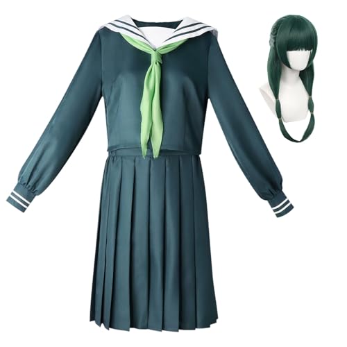 Diohauxi Maomao Anime Kostüm - Matrosenanzug Komplett-Set mit Perücke | Halloween Anime Cosplay Outfit (S-XXL) von Diohauxi