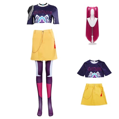 Diohauxi Mira Cosplay Kostüm Anime Uniform Komplettset mit Roter Perücke Bühnenoutfit für Halloween Diohauxi Mira Cosplay Kostüm Anime Uniform Komplettset mit Roter Perücke Bühnenoutfit für Halloween von Diohauxi