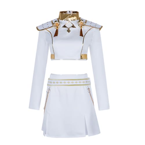 Diohauxi Mira Cosplay Kostüm Rumi Zoey Weißes Uniform für Bühnenauftritte Halloween Party Outfits von Diohauxi
