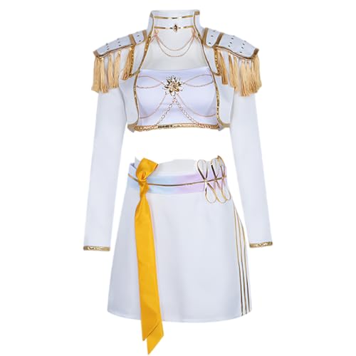 Diohauxi Mira Cosplay Kostüm Rumi Zoey Weißes Uniform für Bühnenauftritte Halloween Party Outfits von Diohauxi