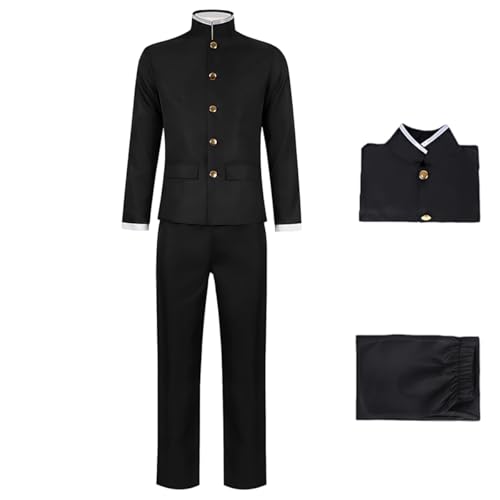 Diohauxi Okarun Cosplay Kostüm Anime Uniform Komplettset mit Perücke Halloween Party Alltagsoutfits von Diohauxi