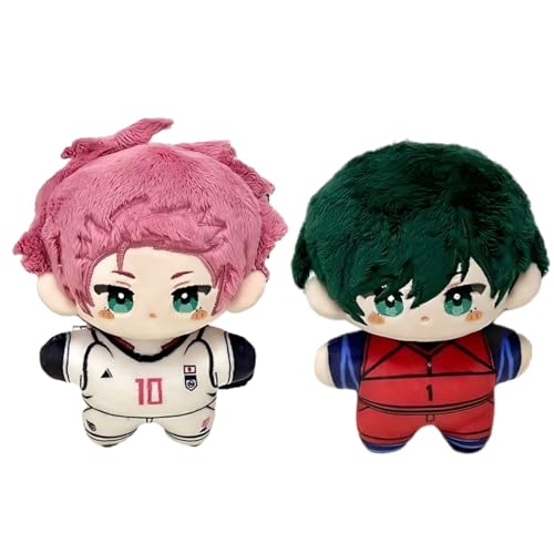 Diohauxi Rin Itoshi Anhänger Isagi Yoichi/Itoshi SAE Anime Figur Weiches Kissen Figuren Tasche Anhänger 12 cm von Diohauxi