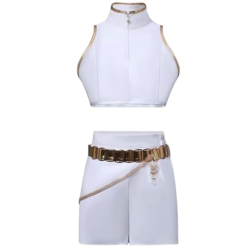 Diohauxi Rumi Cosplay Kostüm Zoey/Mira Anime Outfit mit Perücke Halloween Bühnenauftritte für Erwachsene von Diohauxi