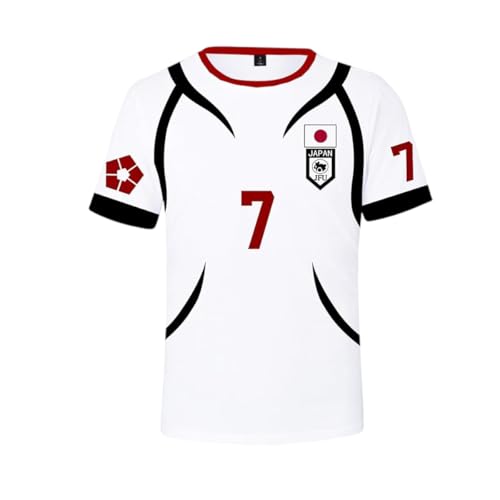 Diohauxi Seishiro Nagi Anime Sport T-Shirts Isagi Yoichi/Bachira Meguru Halloween Weiß Anime Kurzarm Streetwear von Diohauxi