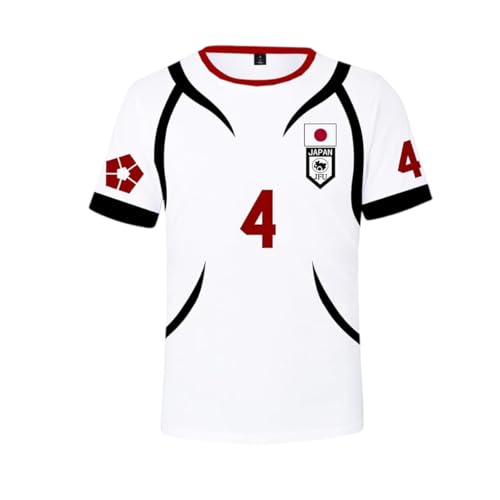 Diohauxi Seishiro Nagi Anime Sport T-Shirts Isagi Yoichi/Bachira Meguru Halloween Weiß Anime Kurzarm Streetwear von Diohauxi
