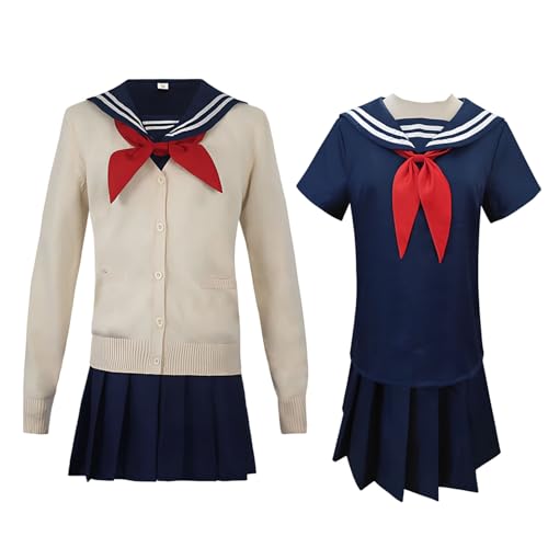 Diohauxi Toga Himiko Cosplay Kostüm Anime JK Kleid Set Uniformen Stil Halloween Outfit für Frauen von Diohauxi
