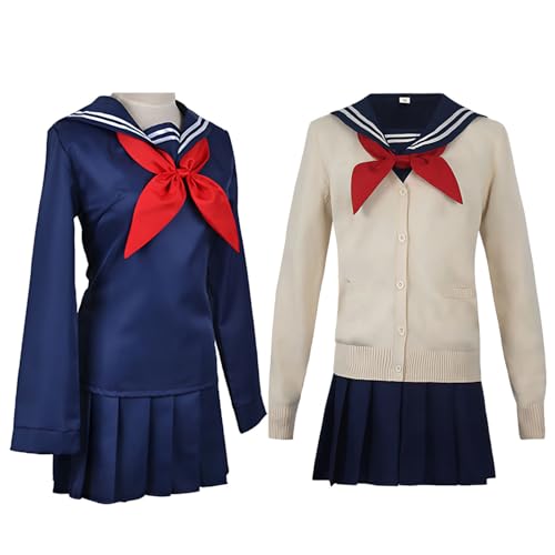 Diohauxi Toga Himiko Cosplay Kostüm Anime JK Kleid Set Uniformen Stil Halloween Outfit für Frauen von Diohauxi