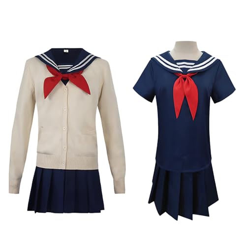 Diohauxi Toga Himiko Cosplay Kostüm - Anime Uniformen Style JK Dress Set | Anime Role Play Outfit für Halloween Diohauxi Toga Himiko Cosplay Kostüm - Anime Uniformen Style JK Dress Set | Anime Role Play Outfit für Halloween von Diohauxi
