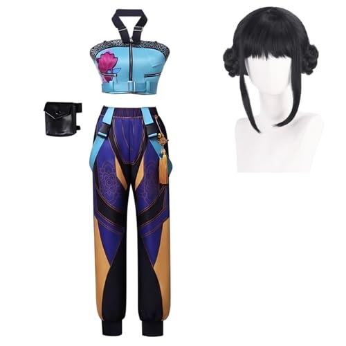 Diohauxi Zoey Cosplay Kostüm Anime Komplettset mit Perücke für Bühnenauftritte Halloween Outfits von Diohauxi
