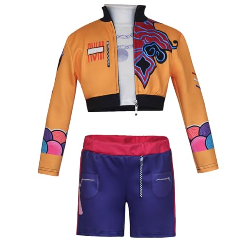 Diohauxi Zoey Cosplay Kostüm Rumi Anime Outfits Mira Uniform Komplettset Schulaufführung Halloween Party von Diohauxi