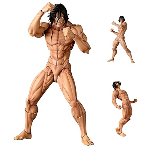 Eren Jaeger Actionfigur Bewegliche Gelenke Anime Statue mit Zubehör Desktop Display Figuren Eren Jaeger Actionfigur Bewegliche Gelenke Anime Statue mit Zubehör Desktop Display Figuren von Diohauxi