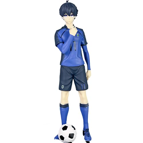 Isagi Yoichi Figur Anime Seishiro Nagi Figuren Stehende Sammlerstatue Desktop Dekoration Modell 17 cm von Diohauxi