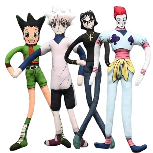 Killua Zaoldyeck Figurenkissen Anime Hisoka Drehbare weiche Figuren Sofadekoration 28cm von Diohauxi