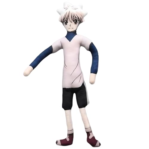 Killua Zaoldyeck Figurenkissen Anime Hisoka Drehbare weiche Figuren Sofadekoration 28cm von Diohauxi