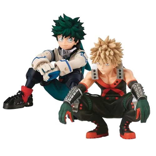 MHA Midoriya Izuku Figuren Todoroki Shouto Anime Figuren PVC Action Figurine Tischdekoration 10cm von Diohauxi
