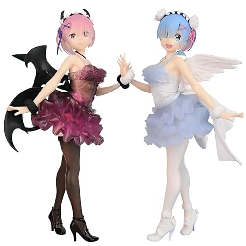 Re:0 Figur Ramu/Remu Figuren Ram PVC Statue Stehende Pose Modell Anime Schreibtisch Dekor für Zuhause Re:0 Figur Ramu/Remu Figuren Ram PVC Statue Stehende Pose Modell Anime Schreibtisch Dekor für Zuhause von Diohauxi