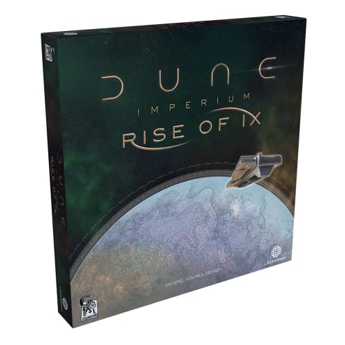 Dire Wolf Digital | Dune: Imperium – Rise of Ix | Erweiterung | Kennerspiel | Strategiespiel | 1-4 Spieler | Ab 13+ Jahren | 60-120 Minuten | Deutsch von Asmodee