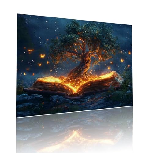 Baum Puzzle für Erwachsene Kinder Anspruchsvoll 200 Teile Impossible Klassische Puzzles Schwer Traum ab 8 9 10 Jahre für Mädchen Jungen Jigsaw Kunst Educa, für Dekoration und Geschenke 25x35cm t-903 von Dirjuong