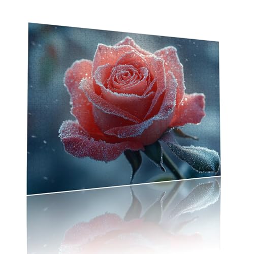Blume Puzzle für Erwachsene Kinder Anspruchsvoll 500 Teile Impossible Klassische Puzzles Schwer Anlage ab 8 9 10 Jahre Mädchen Jungen Jigsaw Kunst Educa, für Dekoration und Geschenke 38x52cm t-359 von Dirjuong