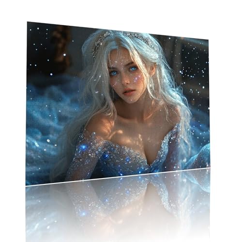Frau Puzzle für Erwachsene Kinder Anspruchsvoll 200 Teile Impossible Klassische Puzzles Schwer Traum ab 8 9 10 Jahre für Mädchen Jungen Jigsaw Kunst Educa, für Dekoration und Geschenke 25x35cm t-829 von Dirjuong