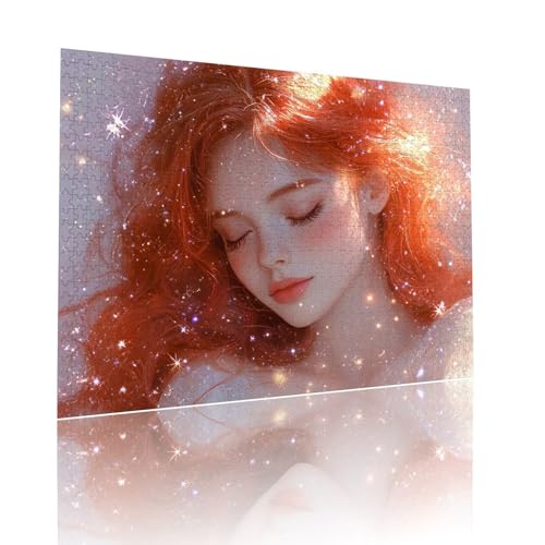 Frau Puzzle für Erwachsene Kinder Anspruchsvoll 3000 Teile Impossible Klassische Puzzles Schwer Traum ab 8 9 10 Jahre Mädchen Jungen Jigsaw Kunst Educa, für Dekoration und Geschenke 81x122cm t-833 von Dirjuong