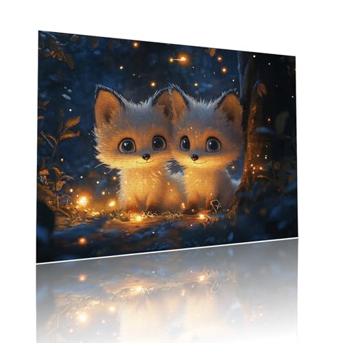 Fuchs Puzzle für Erwachsene Kinder Anspruchsvoll 300 Teile Impossible Klassische Puzzles Schwer Karikatur ab 8 9 10 Jahre Mädchen Jungen Jigsaw Kunst Educa,für Dekoration und Geschenke 38x52cm t-209 Fuchs Puzzle für Erwachsene Kinder Anspruchsvoll 300 Teile Impossible Klassische Puzzles Schwer Karikatur ab 8 9 10 Jahre Mädchen Jungen Jigsaw Kunst Educa,für Dekoration und Geschenke 38x52cm t-209 von Dirjuong