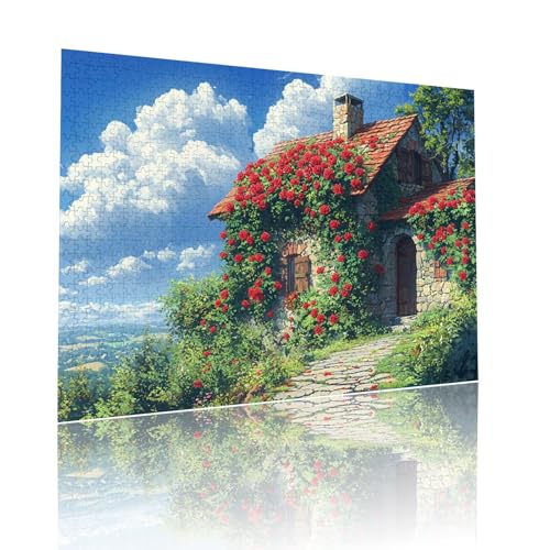 Haus Puzzle für Erwachsene Kinder Anspruchsvoll 80 teile Impossible Klassische Puzzles Schwer Blume ab 8 9 10 Jahre Mädchen Jungen Jigsaw Kunst Educa, für Dekoration Zuhause und Geschenke 15x20cm t-97 Haus Puzzle für Erwachsene Kinder Anspruchsvoll 80 teile Impossible Klassische Puzzles Schwer Blume ab 8 9 10 Jahre Mädchen Jungen Jigsaw Kunst Educa, für Dekoration Zuhause und Geschenke 15x20cm t-97 von Dirjuong