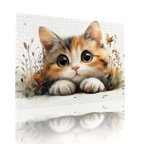 Katze Puzzle für Erwachsene Kinder Anspruchsvoll 200 Teile Impossible Klassische Puzzles Schwer Tier ab 8 9 10 Jahre für Mädchen Jungen Jigsaw Kunst Educa, für Dekoration und Geschenke 25x35cm t-667 Katze Puzzle für Erwachsene Kinder Anspruchsvoll 200 Teile Impossible Klassische Puzzles Schwer Tier ab 8 9 10 Jahre für Mädchen Jungen Jigsaw Kunst Educa, für Dekoration und Geschenke 25x35cm t-667 von Dirjuong