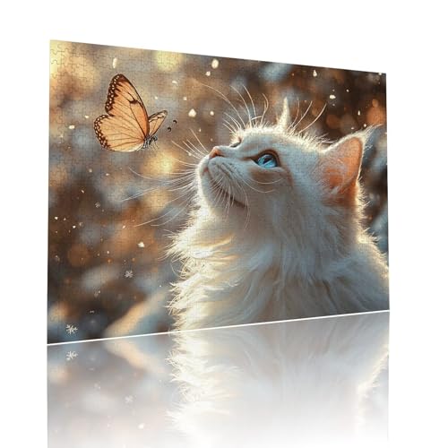 Katze Puzzle für Erwachsene Kinder Anspruchsvoll 3000 Teile Impossible Klassische Puzzles Schwer Schmetterling ab 8 9 10 Jahre für Mädchen Jungen Jigsaw Kunst Educa, für Geschenke 81x122cm t-685 Katze Puzzle für Erwachsene Kinder Anspruchsvoll 3000 Teile Impossible Klassische Puzzles Schwer Schmetterling ab 8 9 10 Jahre für Mädchen Jungen Jigsaw Kunst Educa, für Geschenke 81x122cm t-685 von Dirjuong
