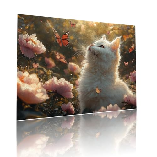Katze Puzzle für Erwachsene Kinder Anspruchsvoll 3000 Teile Impossible Klassische Puzzles Schwer Schmetterling ab 8 9 10 Jahre für Mädchen Jungen Jigsaw Kunst Educa, für Geschenke 81x122cm t-687 Katze Puzzle für Erwachsene Kinder Anspruchsvoll 3000 Teile Impossible Klassische Puzzles Schwer Schmetterling ab 8 9 10 Jahre für Mädchen Jungen Jigsaw Kunst Educa, für Geschenke 81x122cm t-687 von Dirjuong