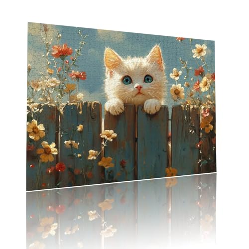 Katze Puzzle für Erwachsene Kinder Anspruchsvoll 5000 Teile Impossible Klassische Puzzles Schwer Tier ab 8 9 10 Jahre Mädchen Jungen Jigsaw Kunst Educa, für Dekoration und Geschenke 105x156cm t-675 Katze Puzzle für Erwachsene Kinder Anspruchsvoll 5000 Teile Impossible Klassische Puzzles Schwer Tier ab 8 9 10 Jahre Mädchen Jungen Jigsaw Kunst Educa, für Dekoration und Geschenke 105x156cm t-675 von Dirjuong
